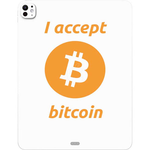 I Accept Bitcoin iPad Pro 13in M4 (2024) Skin