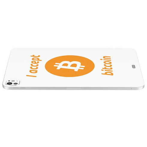 I Accept Bitcoin iPad Pro 13in M4 (2024) Skin
