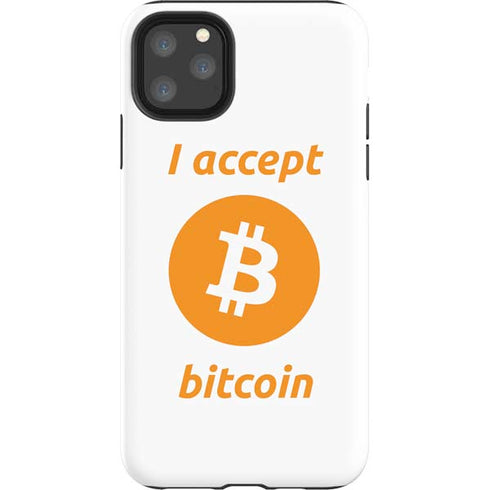 I Accept Bitcoin iPhone Cases