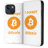 I Accept Bitcoin iPhone 15 Plus Folio Case