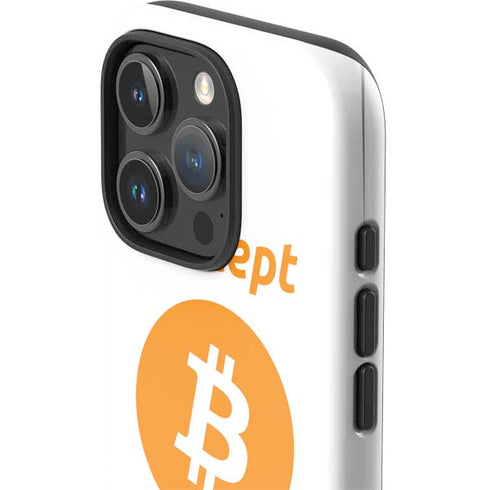 I Accept Bitcoin iPhone 16 Pro Impact Case