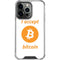 I Accept Bitcoin iPhone 16 Pro Max Clear Case