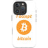 I Accept Bitcoin iPhone 16 Pro Max Impact Case