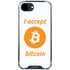 I Accept Bitcoin iPhone 16e Clear Case