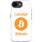 I Accept Bitcoin iPhone 16e Impact Case