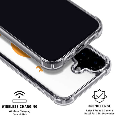I Accept Bitcoin iPhone 17 Clear Case