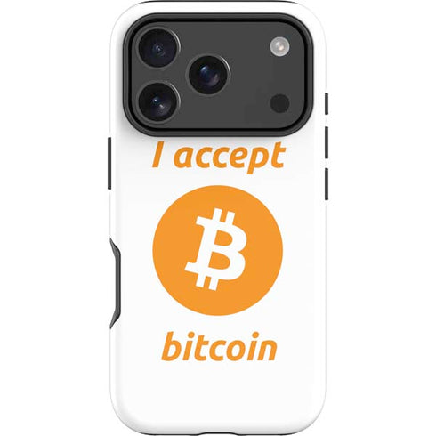 I Accept Bitcoin iPhone 18 Pro Max Impact Case