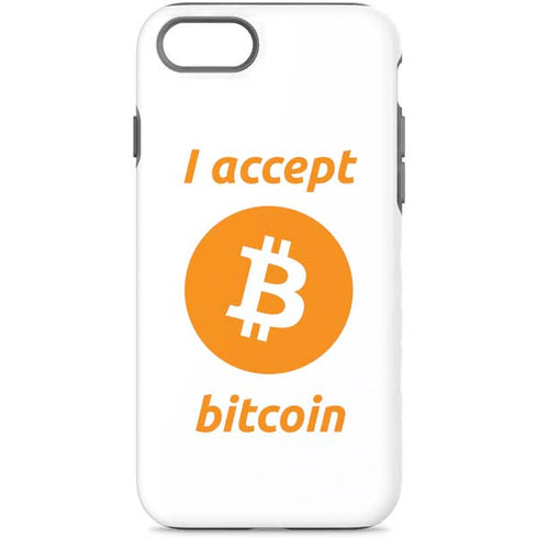 I Accept Bitcoin iPhone Cases