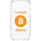 I Accept Bitcoin iPhone XS Clear Case
