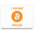 I Accept Bitcoin Apple MacBook Air Skin