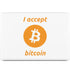 I Accept Bitcoin MacBook Skins