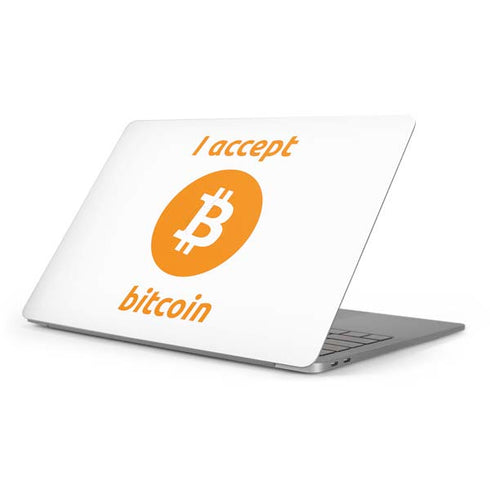 I Accept Bitcoin Apple MacBook Pro 16-inch Skin
