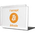 I Accept Bitcoin MacBook Cases