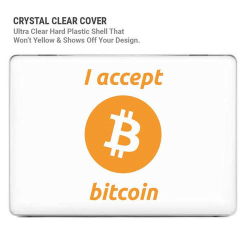 I Accept Bitcoin MacBook Cases