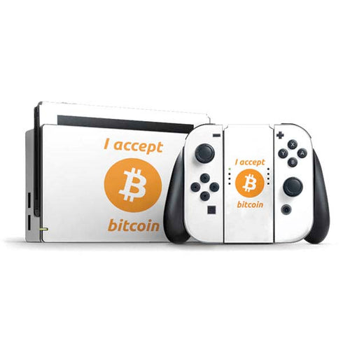 I Accept Bitcoin Nintendo Skins