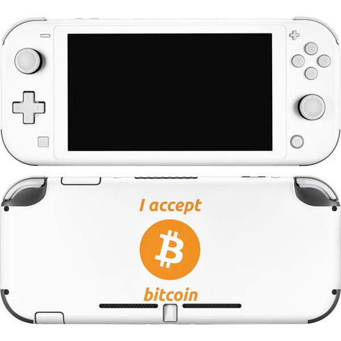 I Accept Bitcoin Nintendo Skins