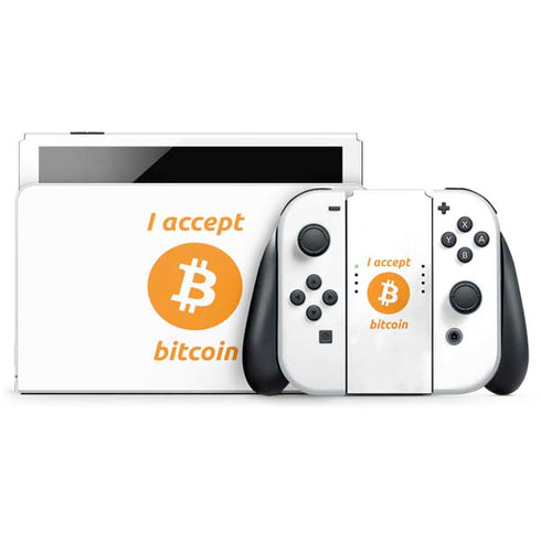 I Accept Bitcoin Nintendo Skins