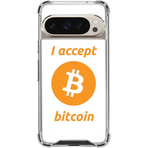 I Accept Bitcoin Pixel 9/9 Pro Clear Case