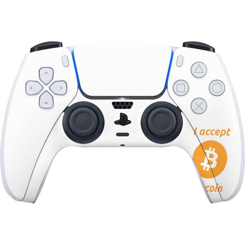 I Accept Bitcoin PlayStation PS5 Skins
