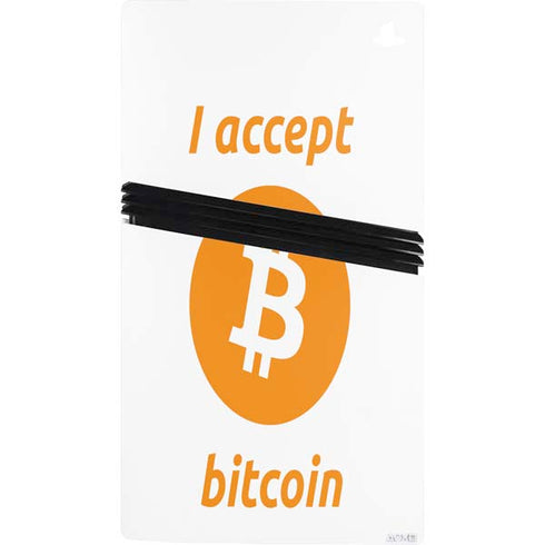 I Accept Bitcoin PS5 Pro Bundle Skin