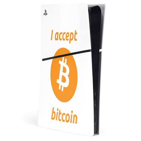 I Accept Bitcoin PlayStation PS5 Skins