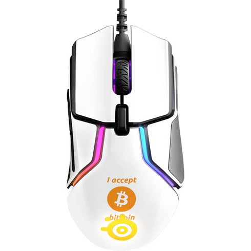 I Accept Bitcoin SteelSeries Rival 600 Gaming Mouse Skin