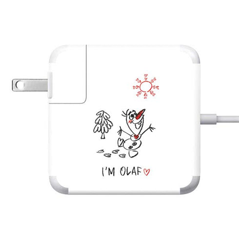 Disney Frozen I Am Olaf Art 85W Power Adapter (15 and 17 inch MacBook Pro Charger) Skin
