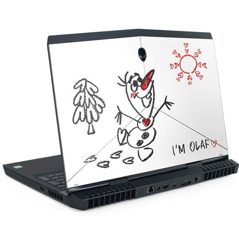 Disney Frozen I Am Olaf Art Dell Alienware Skin