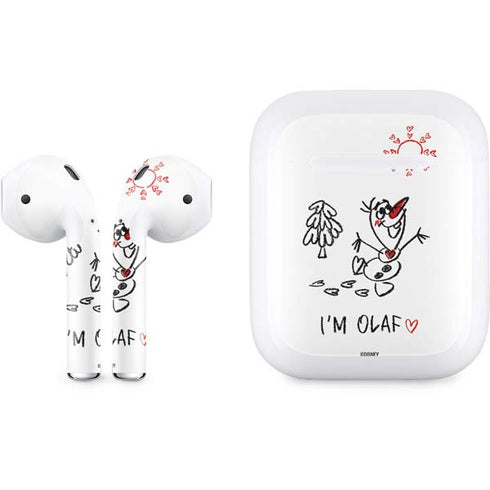 Disney Frozen I Am Olaf Art Apple AirPods Skin