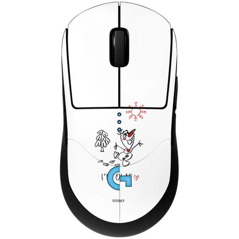 Disney Frozen I Am Olaf Art G Pro Wireless Gaming Mouse Skin