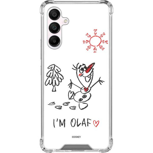 Disney Frozen I Am Olaf Art Galaxy A16 5G Clear Case