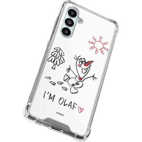 Disney Frozen I Am Olaf Art Galaxy A16 5G Clear Case