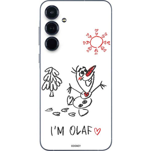 Disney Frozen I Am Olaf Art Galaxy A35 5G Skin
