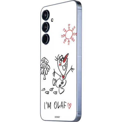 Disney Frozen I Am Olaf Art Galaxy A35 5G Skin