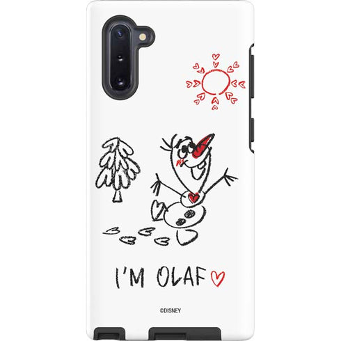 Disney Frozen I Am Olaf Art Galaxy Cases
