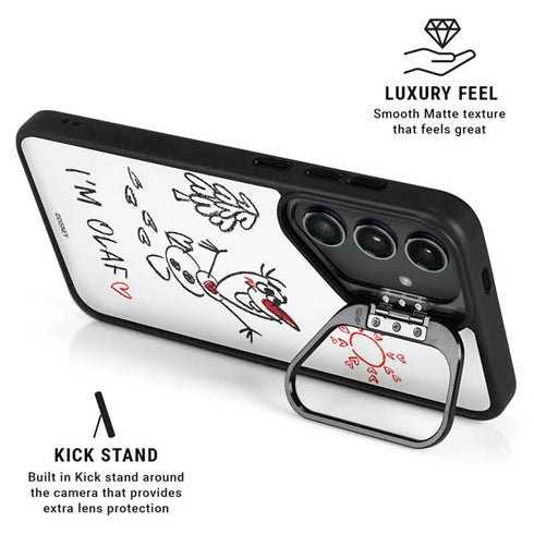 Disney Frozen I Am Olaf Art Galaxy S25 Kickstand Case