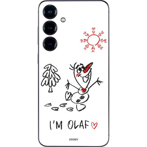 Disney Frozen I Am Olaf Art Galaxy S25 Plus Skin