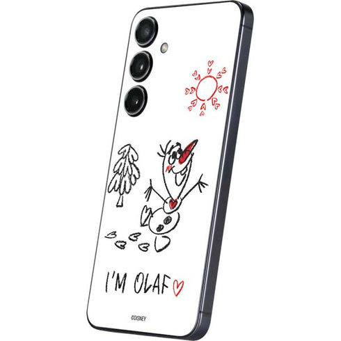 Disney Frozen I Am Olaf Art Galaxy S25 Plus Skin