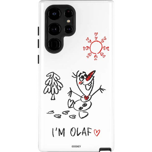 Disney Frozen I Am Olaf Art Galaxy Cases