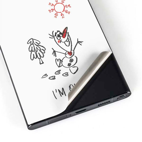 Disney Frozen I Am Olaf Art Galaxy S24 Ultra Skin