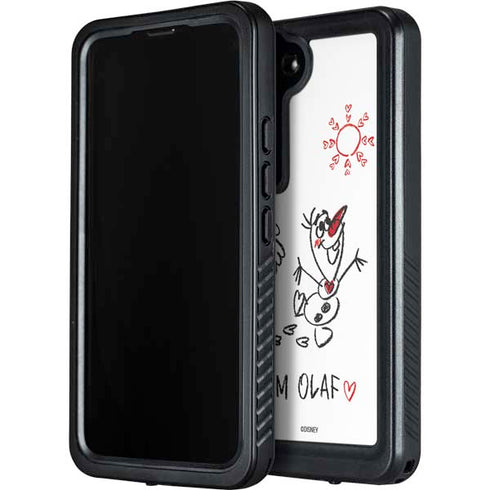 Disney Frozen I Am Olaf Art Galaxy S24 Waterproof Case