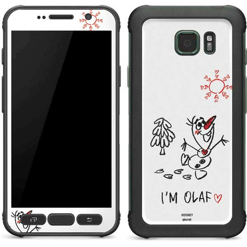 Disney Frozen I Am Olaf Art Galaxy S7 Active Skin