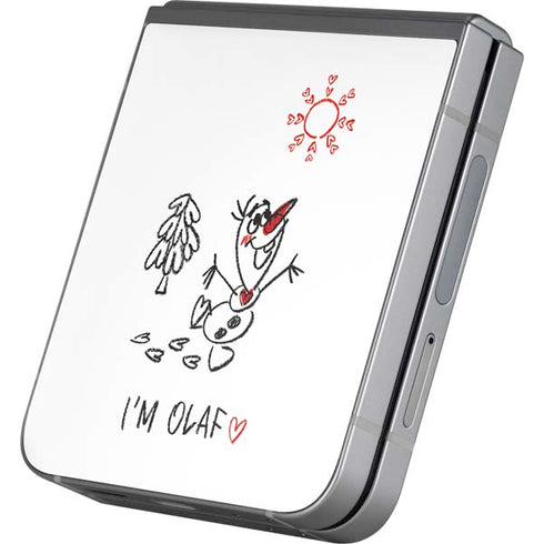 Disney Frozen I Am Olaf Art Galaxy Z Flip6 Skin