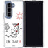 Disney Frozen I Am Olaf Art Galaxy Z Fold5 5G Clear Case
