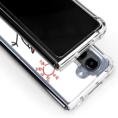 Disney Frozen I Am Olaf Art Galaxy Z Fold5 5G Clear Case