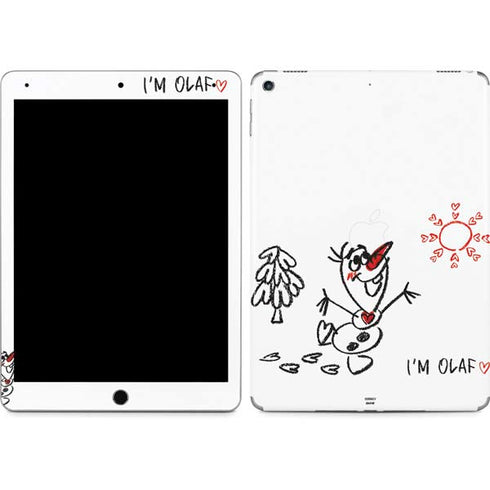 Disney Frozen I Am Olaf Art iPad Skins