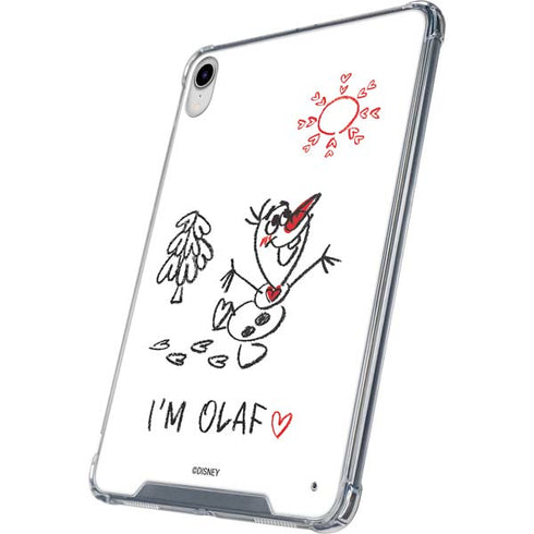 Disney Frozen I Am Olaf Art iPad 11th Gen (2025) Clear Case