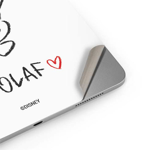 Disney Frozen I Am Olaf Art Apple iPad Air Skin