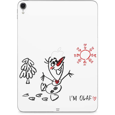Disney Frozen I Am Olaf Art Apple iPad Pro Skin