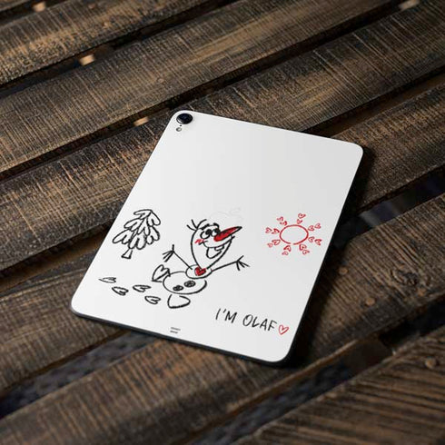 Disney Frozen I Am Olaf Art Apple iPad Pro Skin